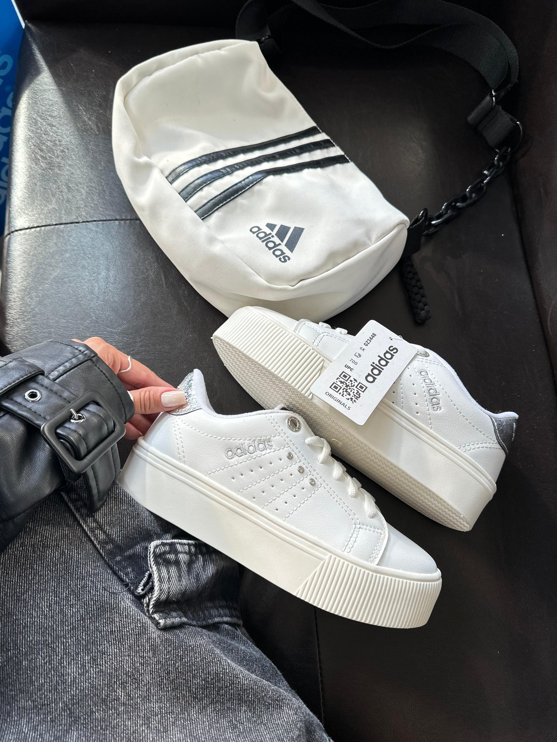 Tênis Adidas Plataforma Lurex | Premium