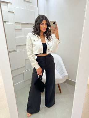 Jaqueta Jeans Sarja