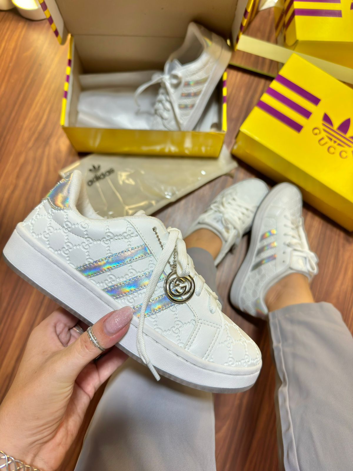 Tênis Adidas x Gucci Premium